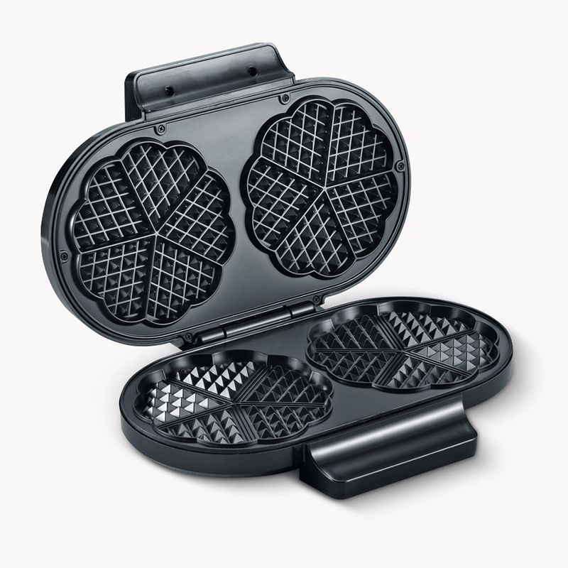 Severin Double Waffle Maker 1200W black Schwarz (WA2106)
