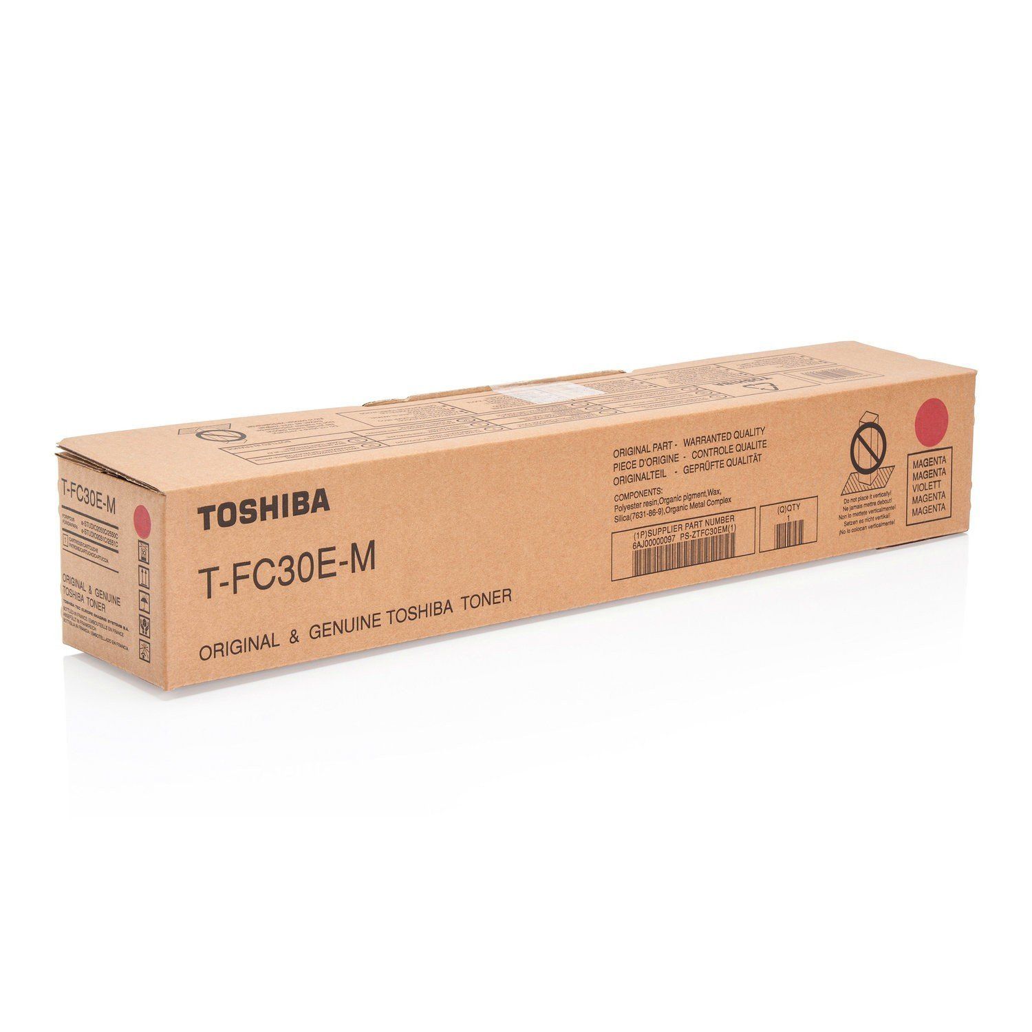 Cartus toner Toshiba 6AJ00000283 ,Magenta ,33 600 pagini ,Original (TFC30EM)