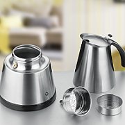 RESIGILAT: Rommelsbacher Espresso Machine Elpresso mini silver black EKO 364 E (EKO 364/E)