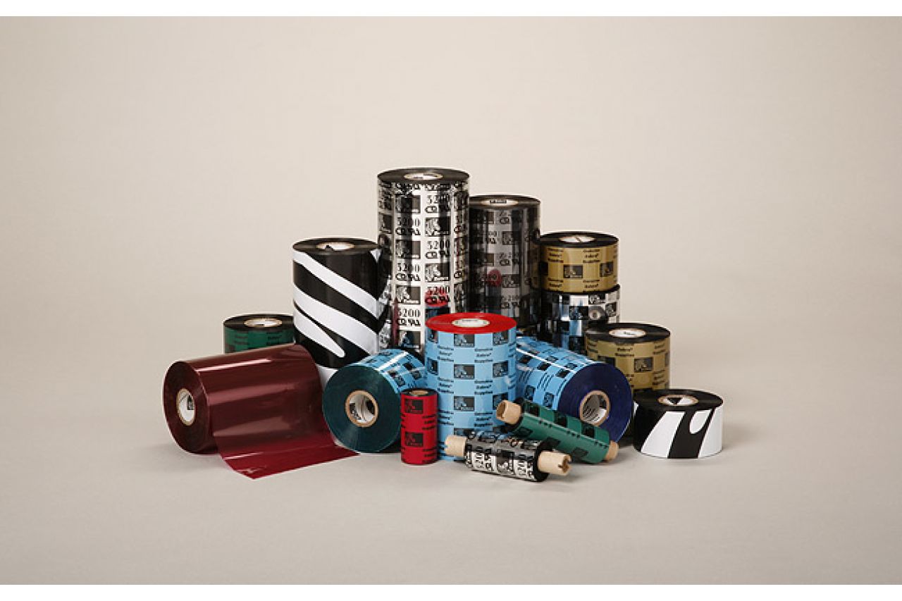 Wax/Resin Ribbon, 220mmx450m, 3400 High Performance, 25mm core, 6/box