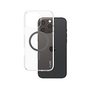 PanzerGlass CARE by ® Flagship Case Transparent Urban Combat w. Black MagSafe iPhone 16 Pro Max