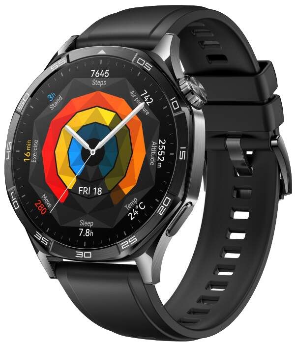 Huawei WATCH GT 5 46mm Vili-B19F | Smart watch | GPS integrated | AMOLED screen 1.43 inches | Black
