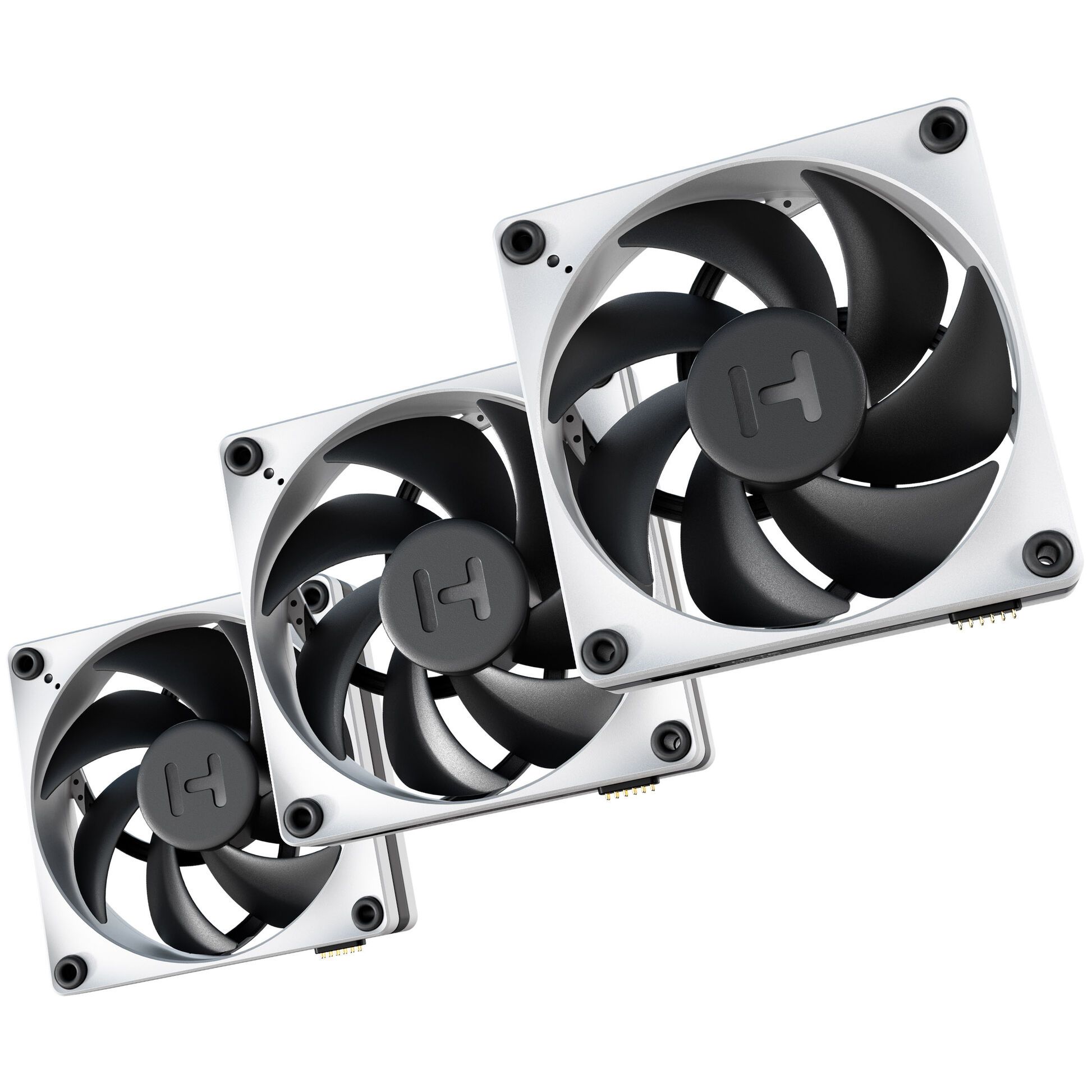 Ventilator Hyte LUHY-003 ,120 x 120 x 32 mm ,3000 rpm ,Alb ,Fara 