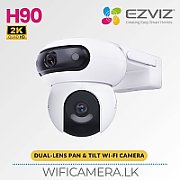 Wi-Fi Camera EZVIZ H90 Dual 2K+ 2.8-6mm