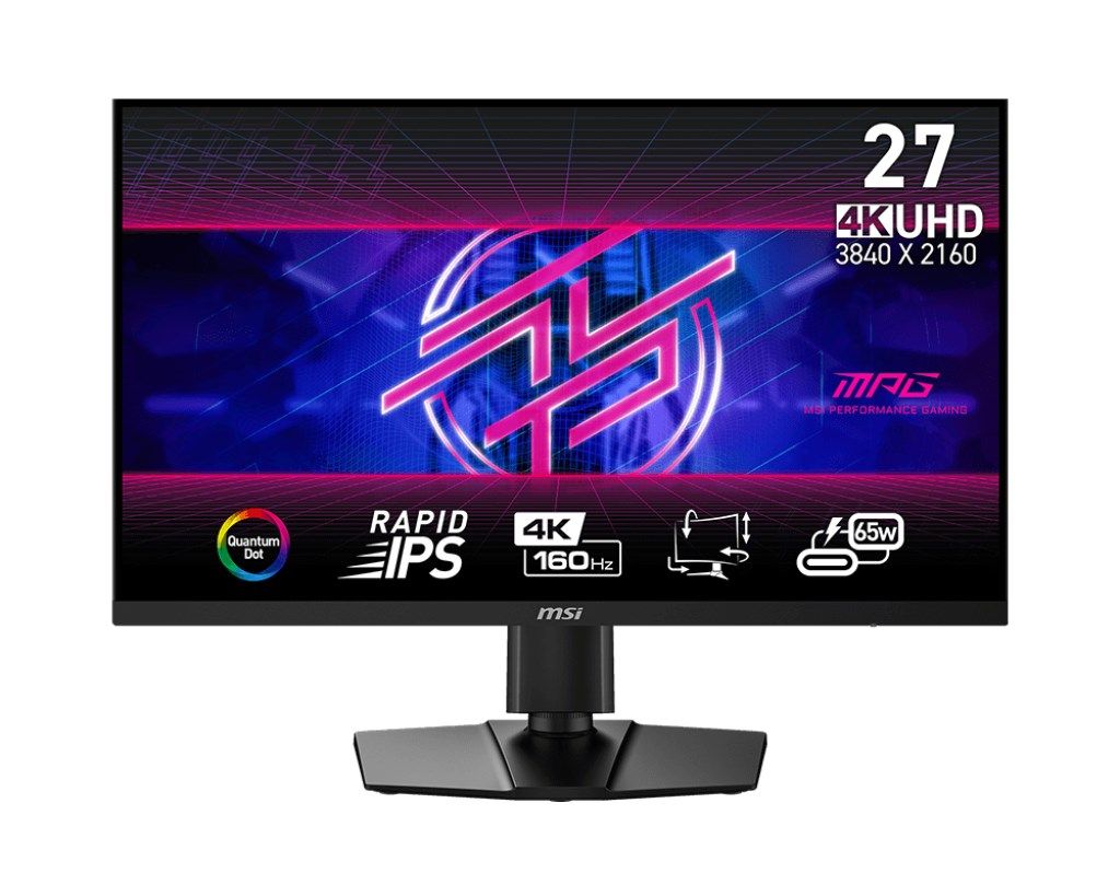 MSI MSI MPG 274URFDE QD 69cm (27 ) 4K UHD IPS Gaming Monitor 16:9 DP/HDMI/USB-C PD65W 160Hz 0.5ms (GtG)