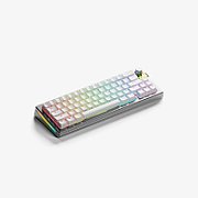 Glorious GMMK 3 Pro HE Wireless 65% Custom Gaming Keyboard - Pre-Built  ANSI (US)  Fox HE Switches  silver