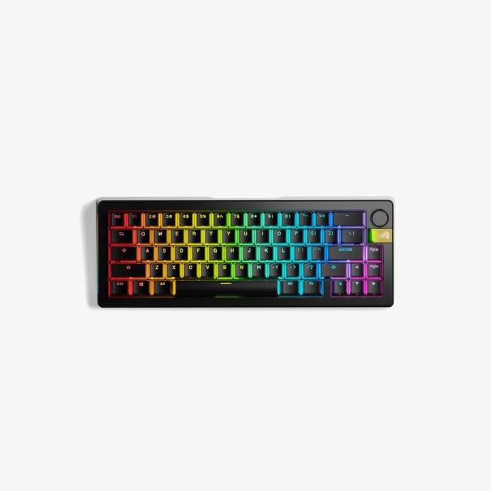 Glorious GMMK 3 Pro HE Wireless 65 % Custom Gaming-Keyboard - Pre-Built  ANSI (US)  Fox HE Switches  black