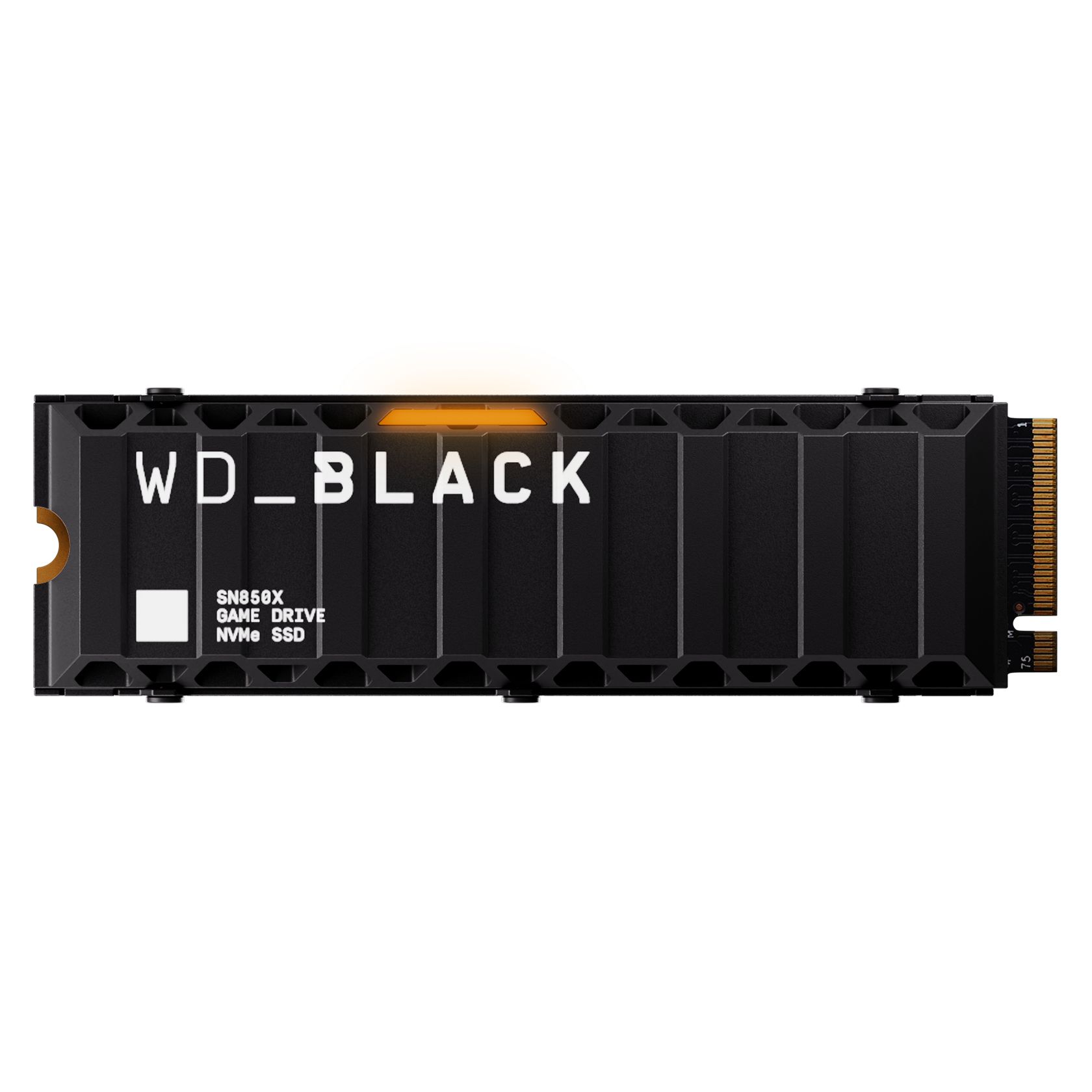 WD SSD WD Black SN850X HeatSink 1TB M.2 2280 PCIe Gen4 x4 NVMe, Read/Write: 7300/6300 MBps, IOPS 800K/1100K, TBW: 600