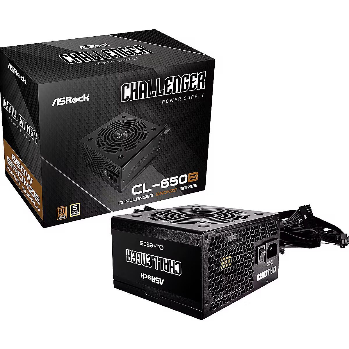 Zasilacz ASRock CHALLENGER 650W 80 Plus Bronze