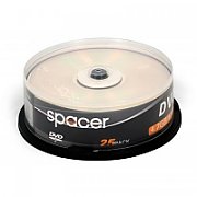 -  DVD-R SPACER  4.7GB, 120min, viteza 16x,  25 buc, spindle,  DVDR25  166556/45501234 / 19403 001 001/166556