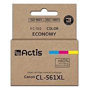 Actis KC-561 Canon printer ink  replacement Canon CL-561XL Supreme 18ml blue  purple  yellow. Prints 60% more than the OEM.