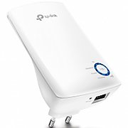 TP-LINK Wireless Range Extender TP-link, N300, Wall Plugged, 2.4GHz, 2 antene interne, 1 port LAN/WAN, Range extender button / Range extender mode, Atheros, 2T2R