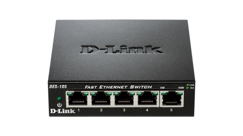 Switch D-Link DES-105, 5 port, 10/100 Mbps_1