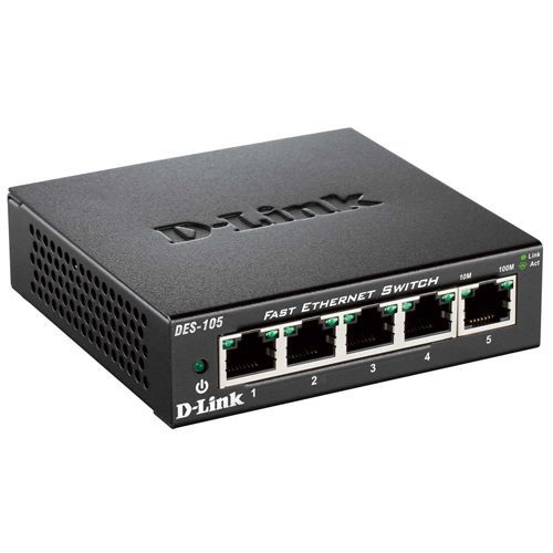 Switch D-Link DES-105, 5 port, 10/100 Mbps_3