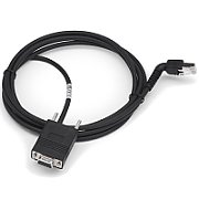 DS55: RS-232 Cable: 7 ft. w/ Right Angle Connector