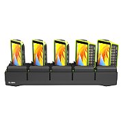 WT6400 5-Slot Ethernet Cradle W/Battery Charger,  Ethernet Comms. Req.PWR-BGA12V108W0WW,CBL-DC-382A1-01 And AC  Cord