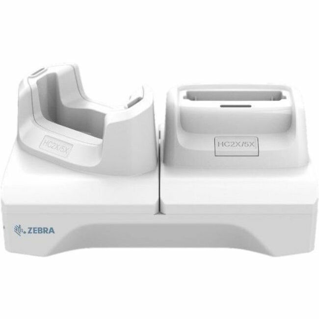 HC2X/HC5X Healthcare white 5-slot charge only cradle. Compatible with hand strap. Power supply, DC cable, and AC line cord sold separately.
