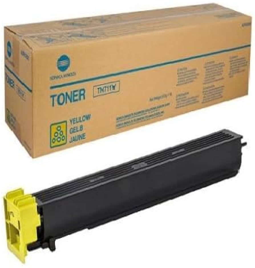 Cartus toner Konica Minolta A3VU250 ,Galben ,31 500 Pagini ,Original (TN-711Y)