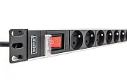 Digitus DN-95402-1-FR unități de distribuție a energiei electrice (PDU) 8 ieșire(i) AC 1U
