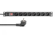 Digitus DN-95402-1-FR unități de distribuție a energiei electrice (PDU) 8 ieșire(i) AC 1U
