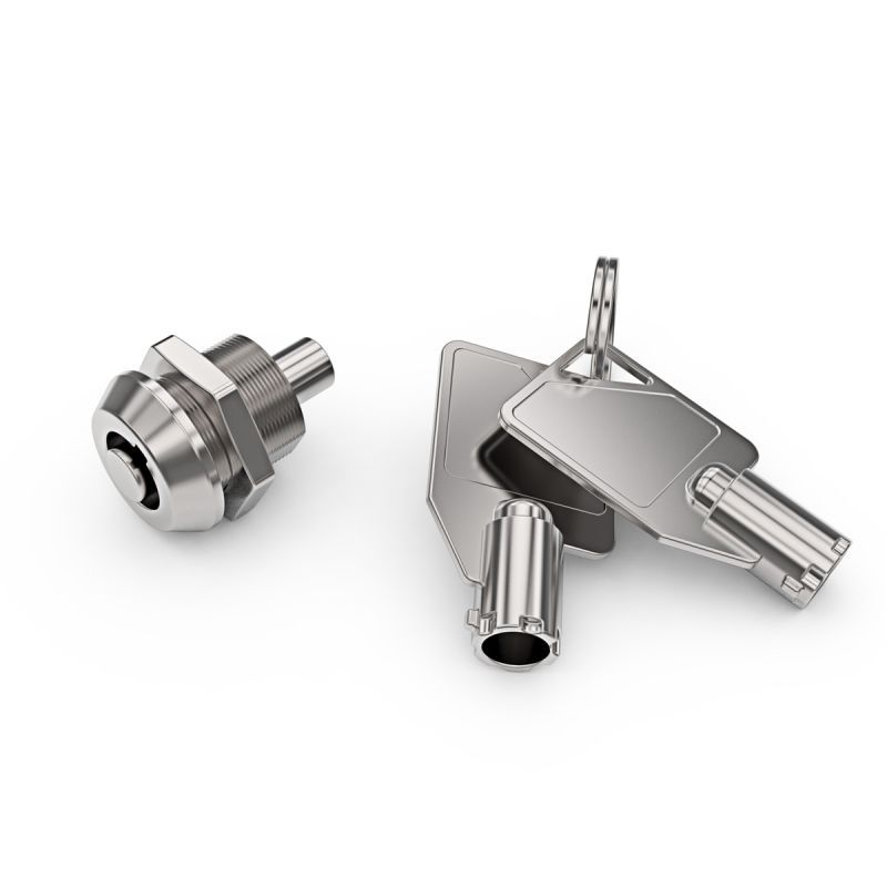 KEYED ALIKE CYLINDER AND KEYS/25EC BLACK