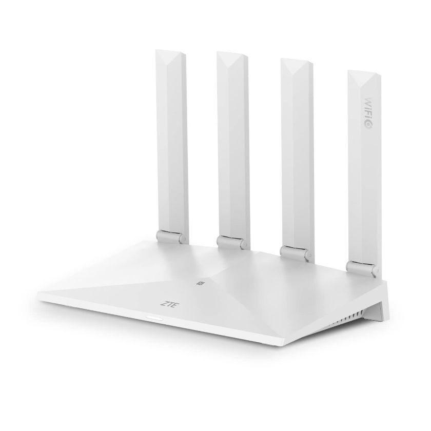 ZTE Router T3000 WiFi 6 AX3000 2xWAN/LAN 2xLAN WHITE