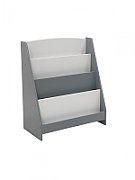 Raft depozitare carti, gri, MDF, U-Grow