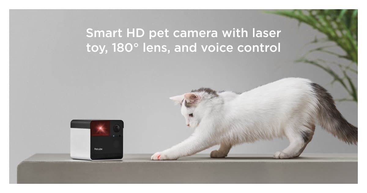 Petcube Play 2 Smart HD pet camera with laser toy  160°