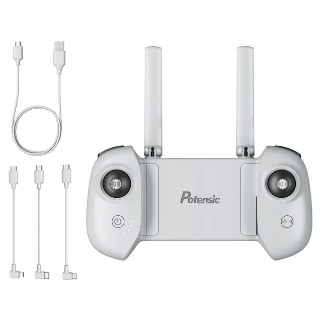 Drone remote control with gimbal  1 USB charging cable and 3 OTG cables