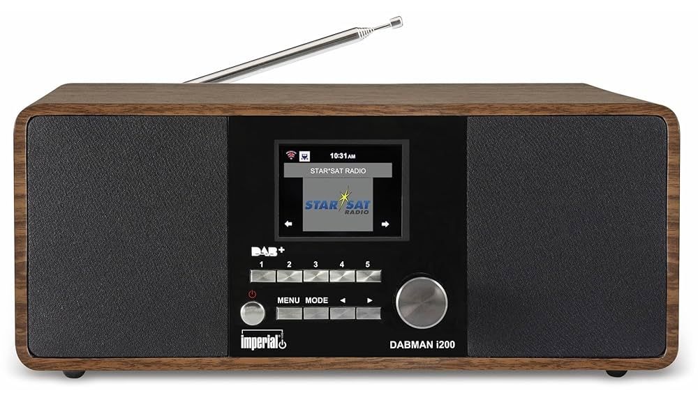imperial DABMAN i200 CD/Internet/DAB/DAB+/FM wood optic