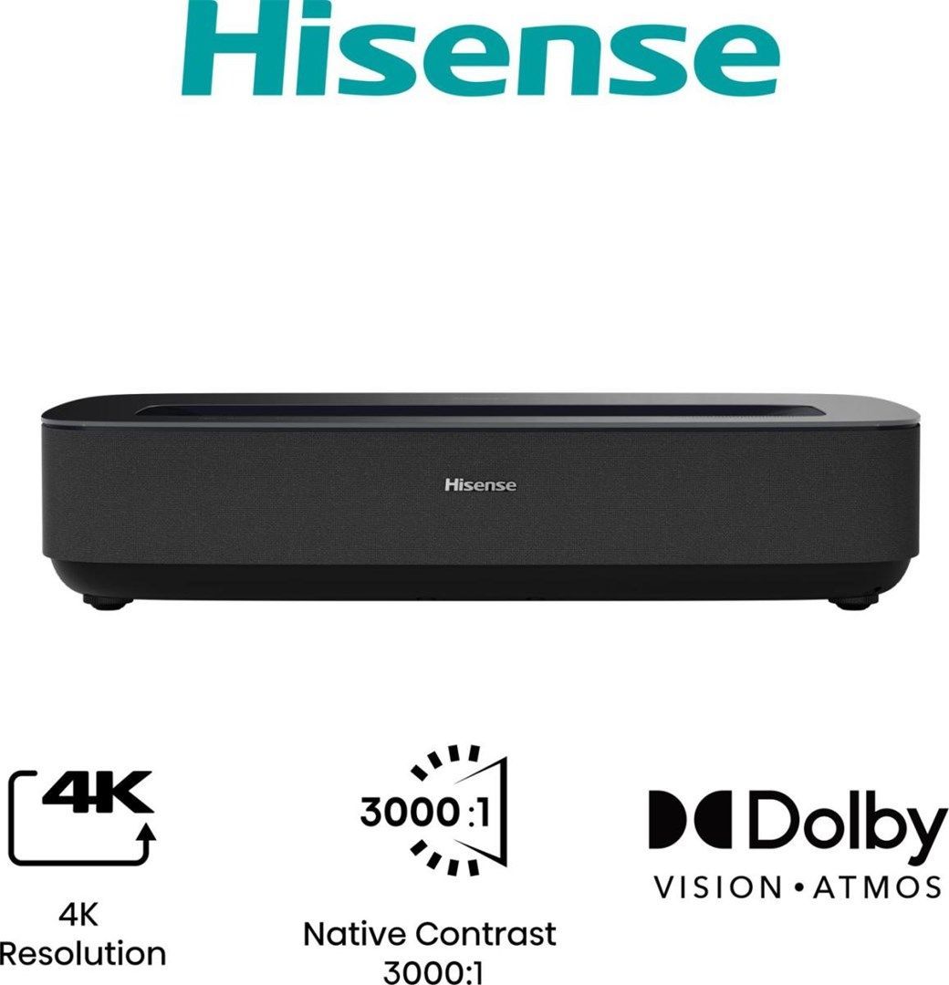 Hisense PL1SE Beamer Ultra-Short-Throw Projector 2100 ANSI Lumen DLP 2160p (3840x2160) Black