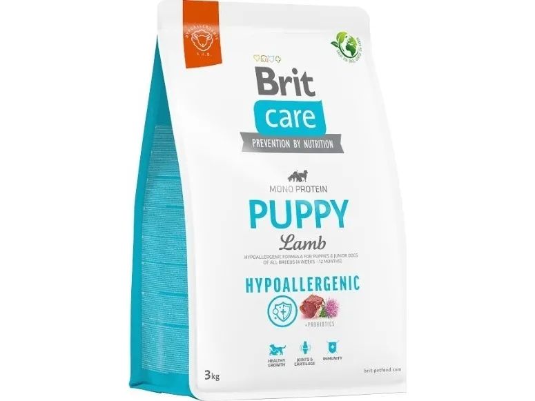 BRIT Care Hypoallergenic Puppy Lamb  - dry dog food - 3 kg