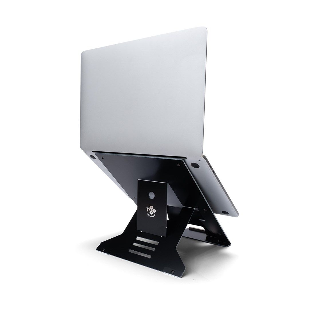 Laptop stand 10-20 Max.5KG Alu Riser black