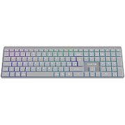 CANYON keyboard HKB-W11 UK/US RGB Dual Mode Wireless White