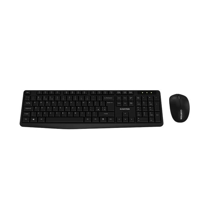 CANYON SET-W01 EN Keyboard+Mouse Wireless Black