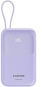 CANYON power bank OnPower 101 built-in cable 10000 mAh PD22.5W Purple