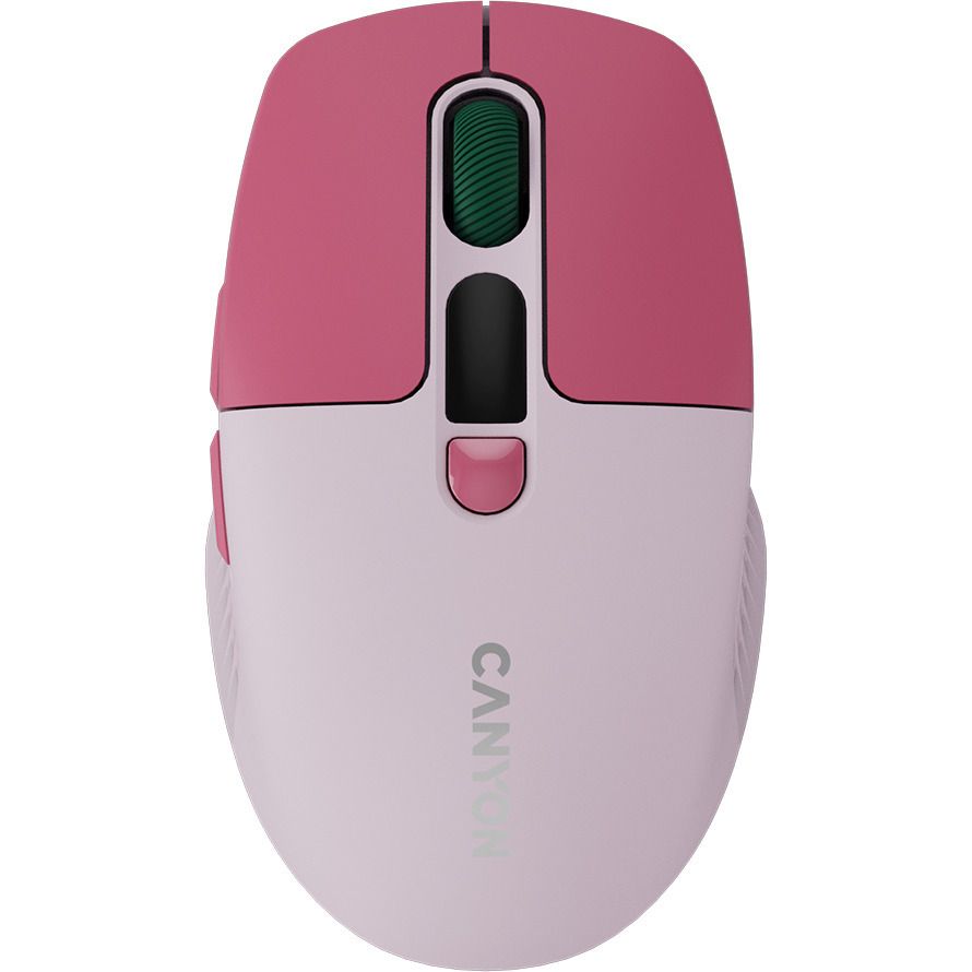 CANYON mouse MW-26 LCD Silent Dual Mode Wireless Pink