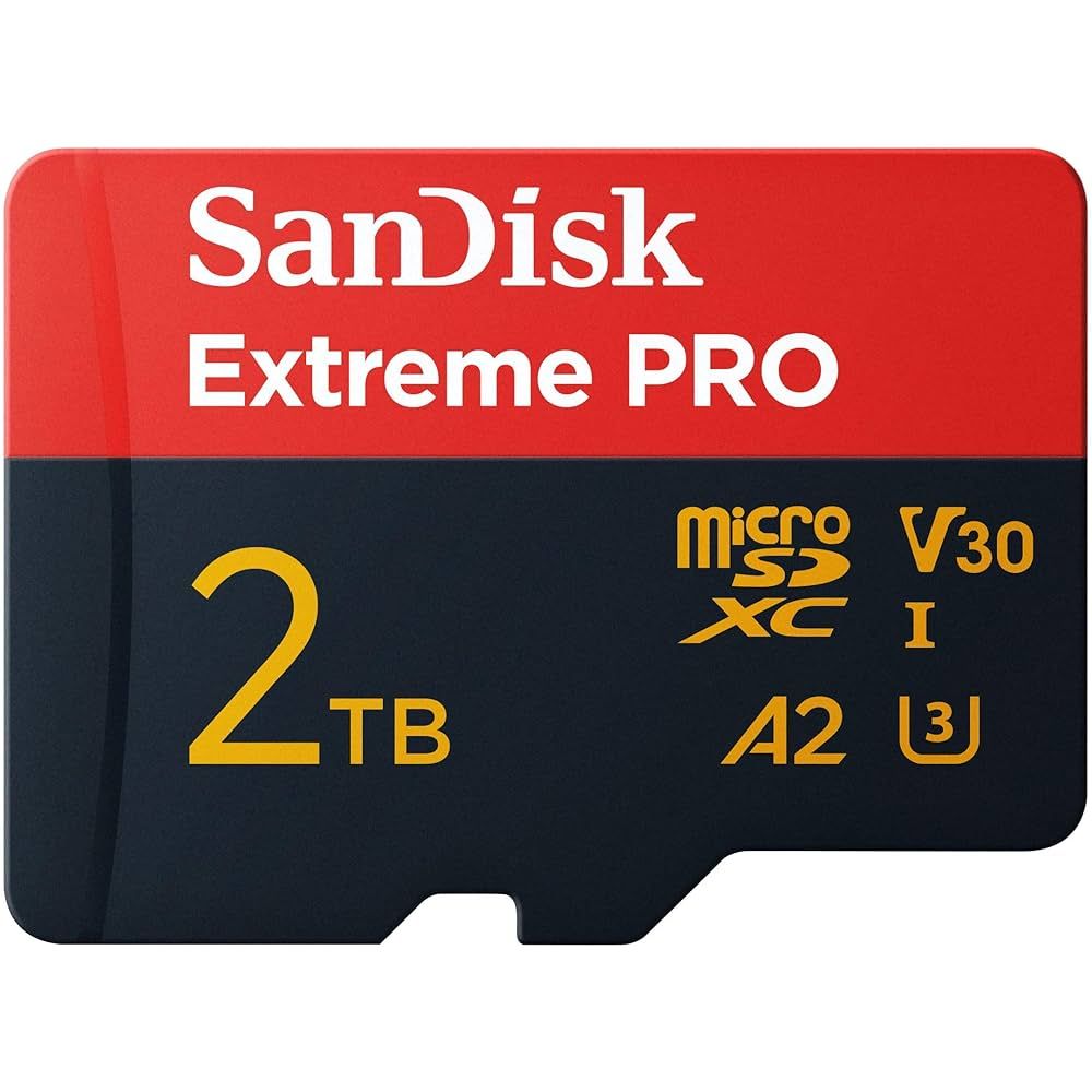EXTREME PRO MICROSDXC 2TB UHS-I/CARD WITH ADAPTER