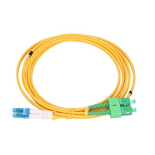 Extralink PATCHCORD LC/UPC-SC/APC SM G.657A1 DUPLEX 3.0MM 2M - 2 m cablu InfiniBand/fibră optică 2x SC 2x LC FTTH Galben