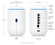 Ubiquiti UniFi Dream Router UDR7 (5 GbE RJ45 Ports, WiFi 7) 802.11be, 4x4 MU-MIMO Technology