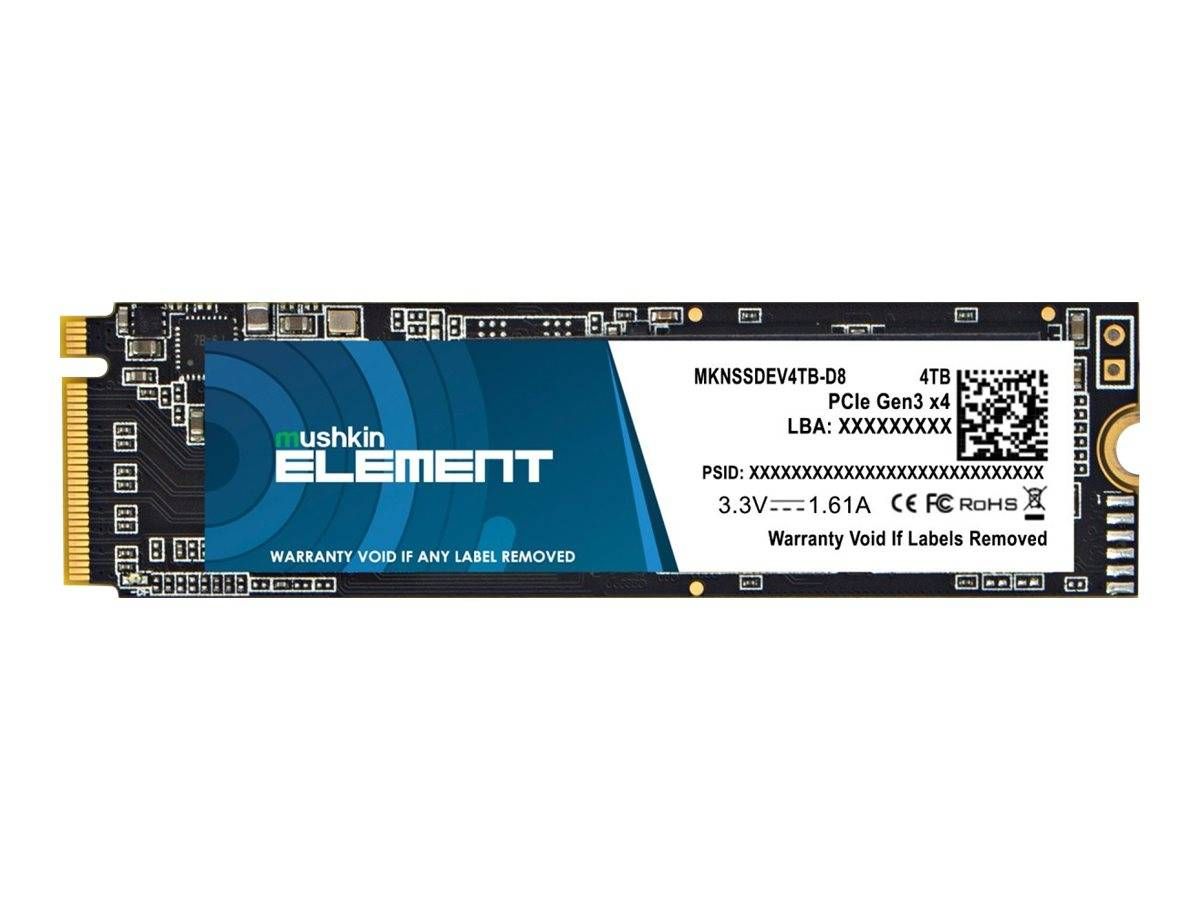 Mushkin Mushkin Element SSD M.2 4 TB PCIe 3rd Generation