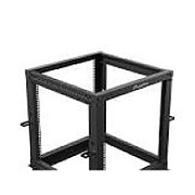 OPEN RACK 19  12U 600X600-1100 ADJUSTABLE BLACK LANBERG