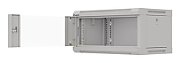 Wall-mount 19  4U 540X350 grey rack cabinet with glass door Lanberg (flat pack)