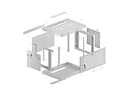 Lanberg szafa rack wiszaca 19  6U 600X