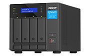 QNAP TVS-H474 NAS Tower Intel® Pentium® G7400 8 Giga Bites DDR4 0 TB QuTS hero Negru