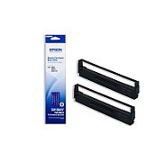 Ribbon Epson S015647, Dualpack, Negru