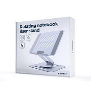 GEMBIRD Rotating notebook riser stand spacegrey