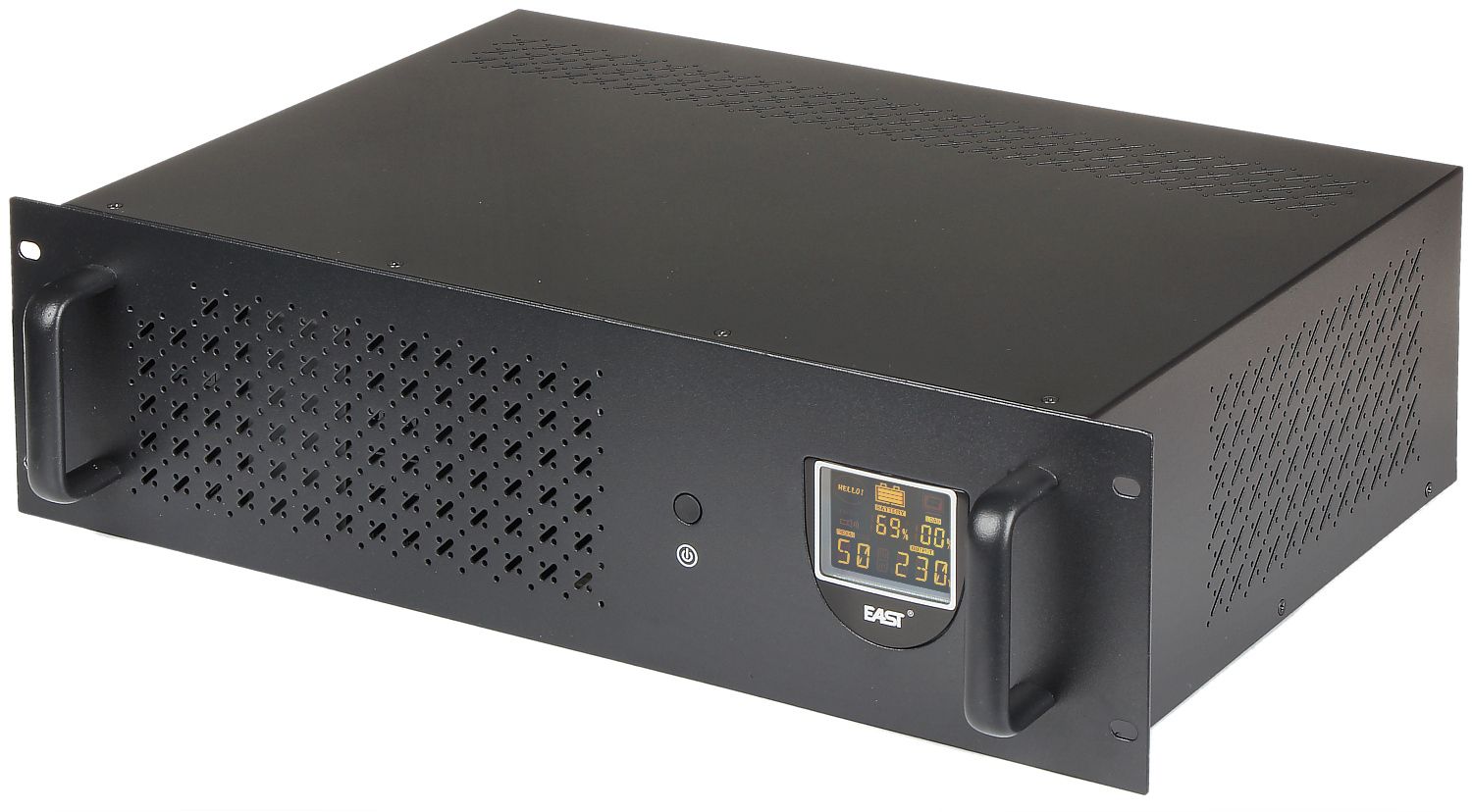 GEMBIRD UPS-RACK-2000 UPS Rack 19inch 3.4U 2000VA 2xIEC 2x Schuko USB LCD
