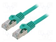 GEMBIRD S/FTP Cat. 6A LSZH patch cord green 15m