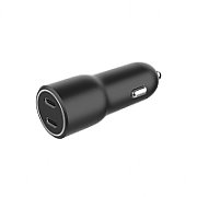 GEMBIRD 2-port USB car charger USB Type-C 40W 4A black